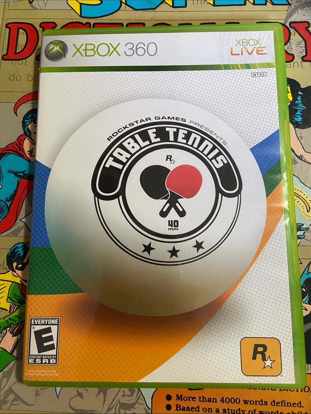 Rockstar Games Presents Table Tennis (Microsoft Xbox 360, 2006) CIB Complete